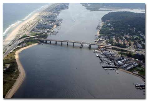 Shrewsbury River near Ocean Township