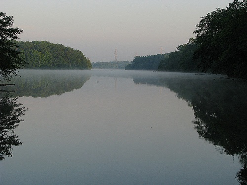 Lake Mercer near Princeton