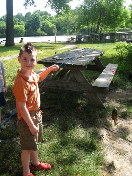 Tyler's First Catch near Penns Grove