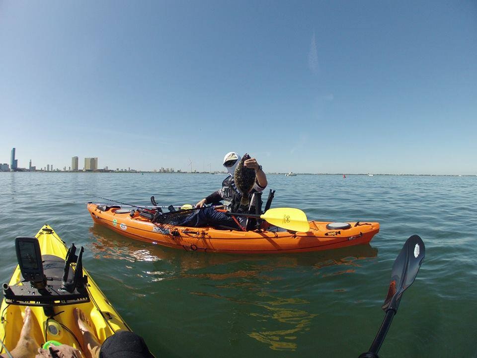 Kayak Fishing for Fluke near Margate City